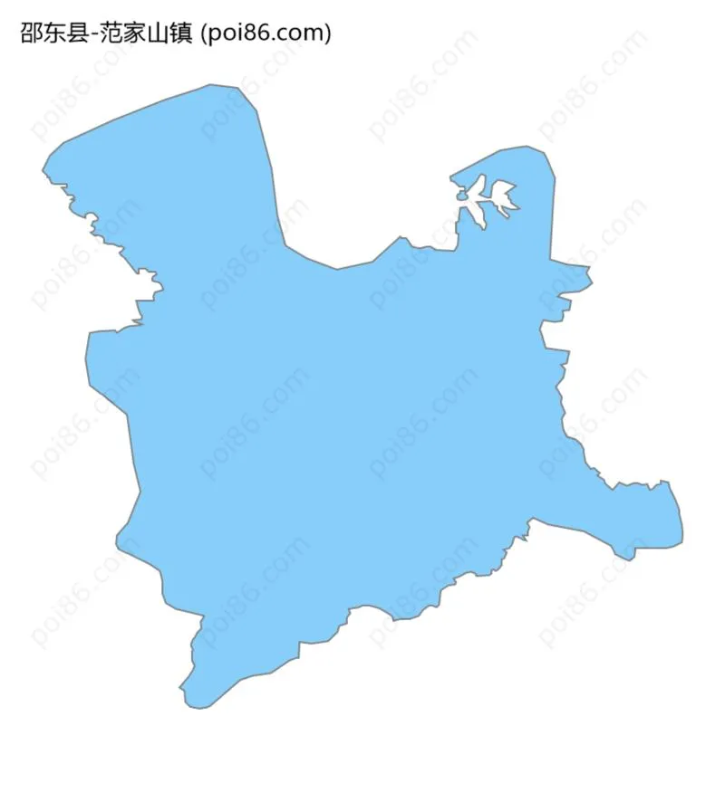 范家山镇边界地图