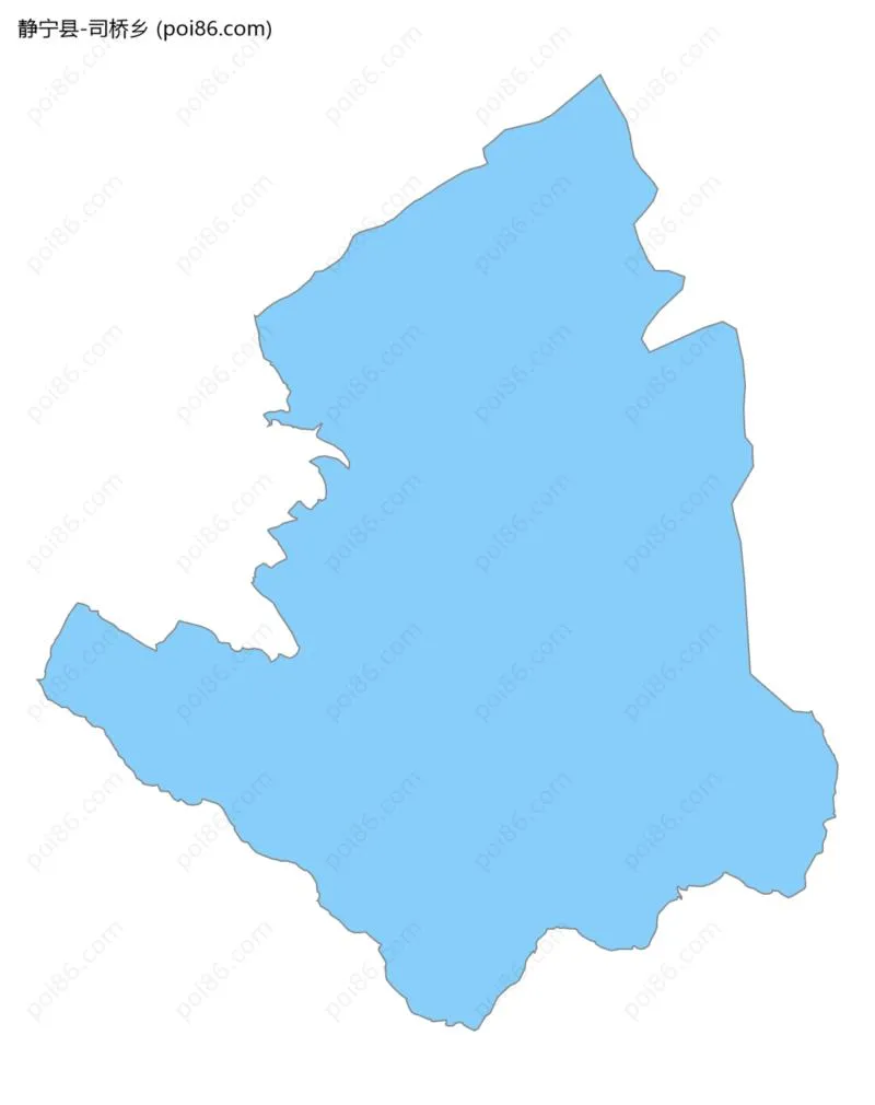 司桥乡边界地图