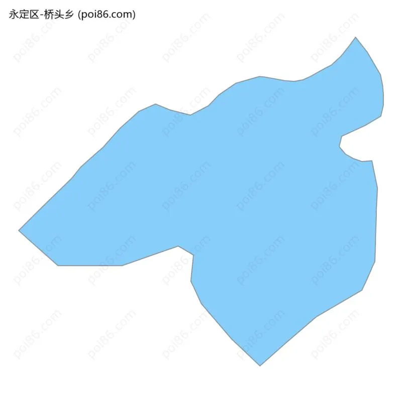 桥头乡边界地图