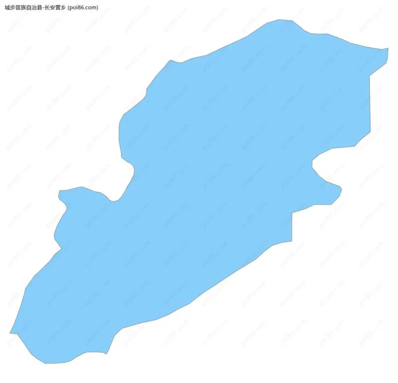 长安营乡边界地图