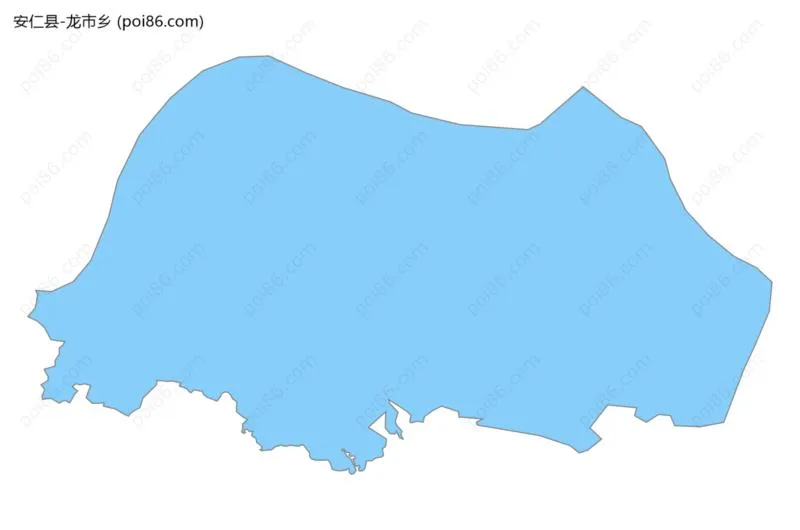 龙市乡边界地图