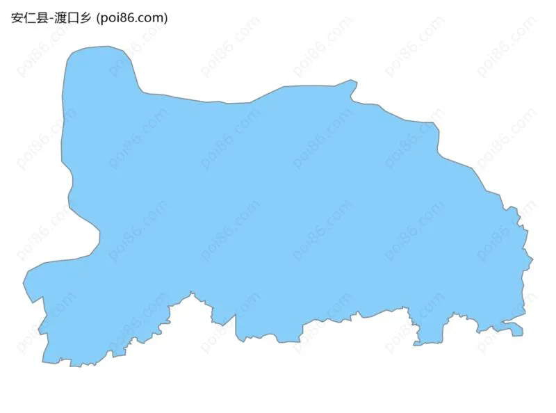 渡口乡边界地图