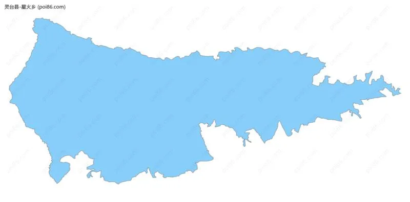 星火乡边界地图