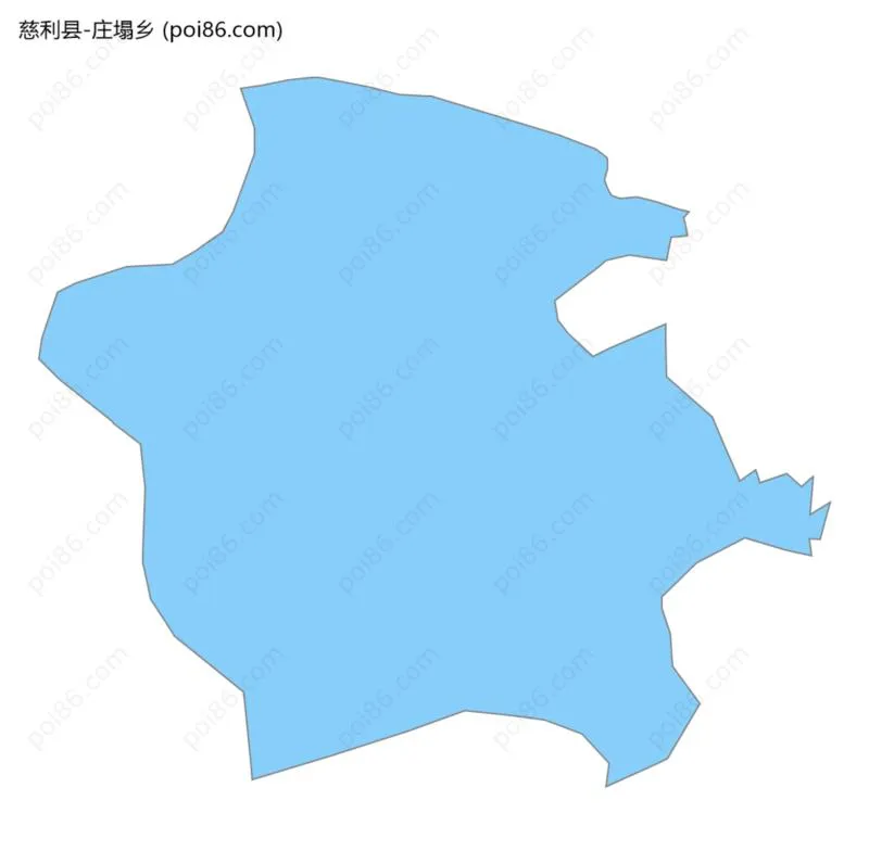 庄塌乡边界地图