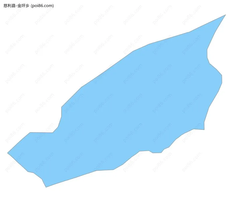 金坪乡边界地图