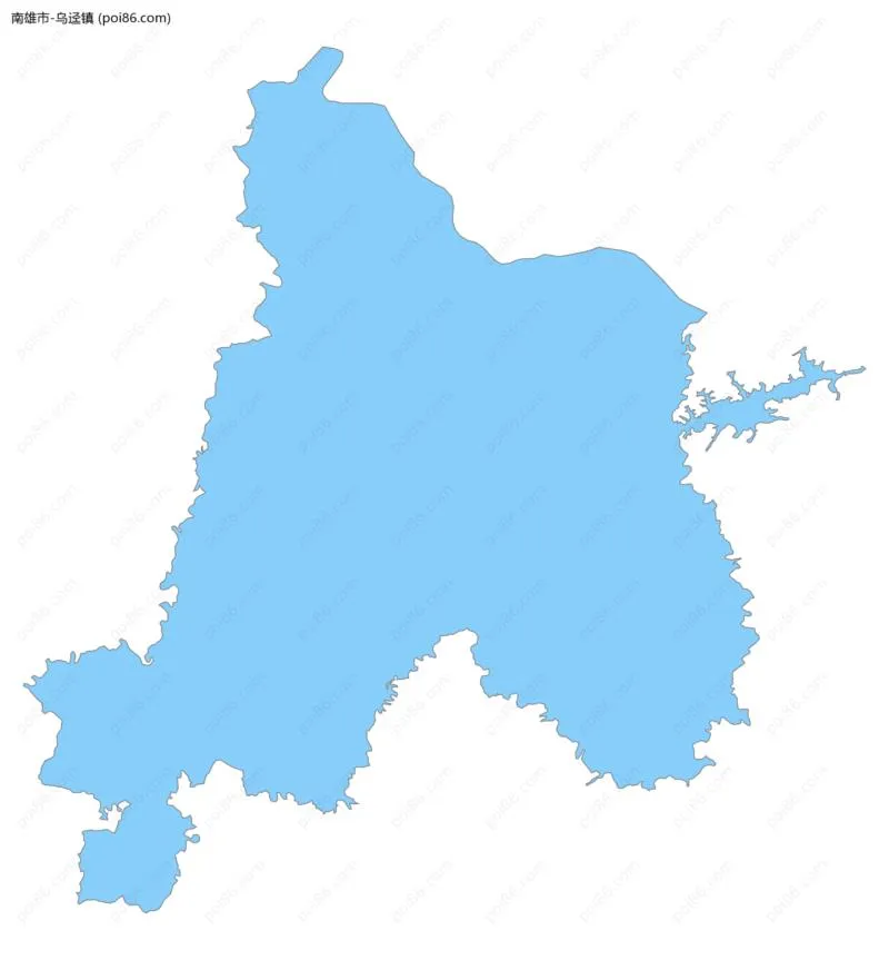 乌迳镇边界地图