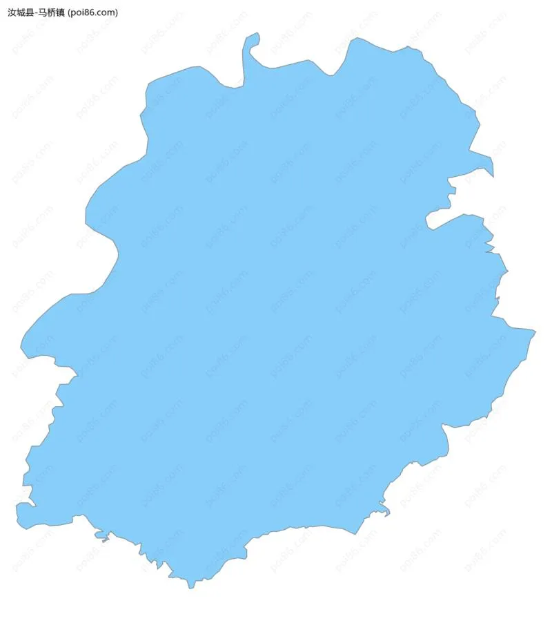 马桥镇边界地图