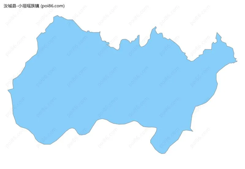 小垣瑶族镇边界地图