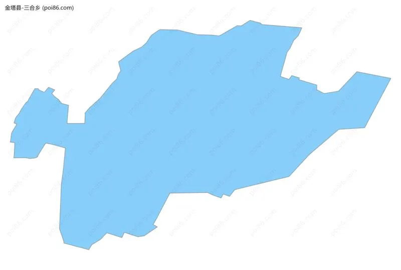 三合乡边界地图