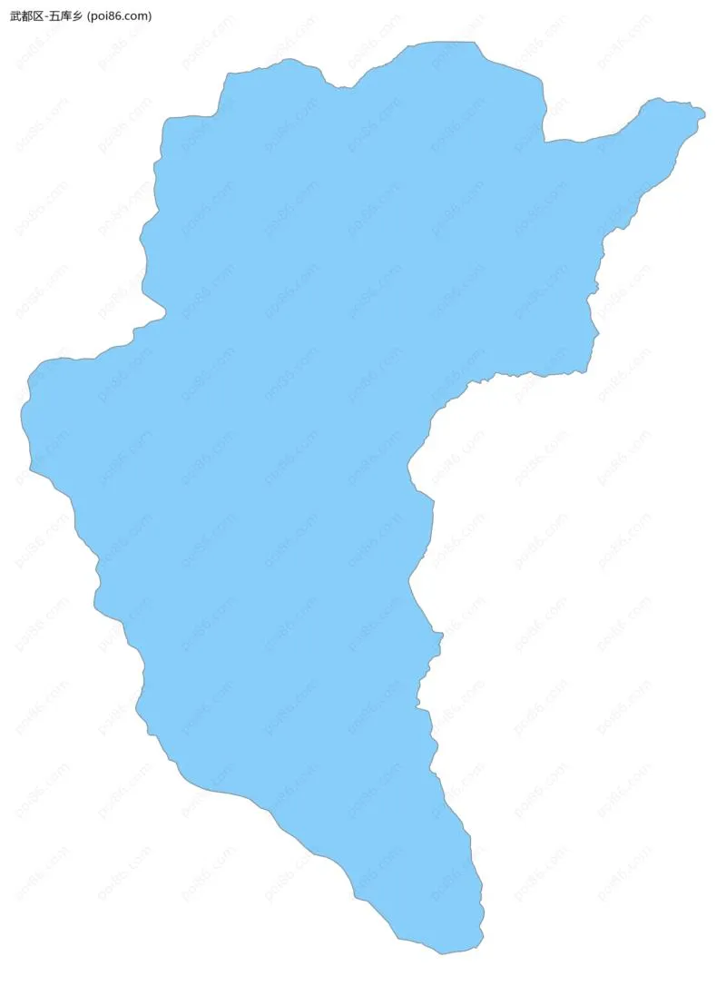 五库乡边界地图