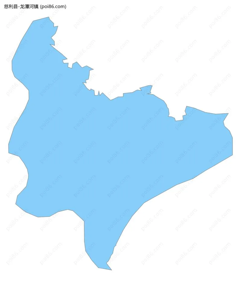 龙潭河镇边界地图