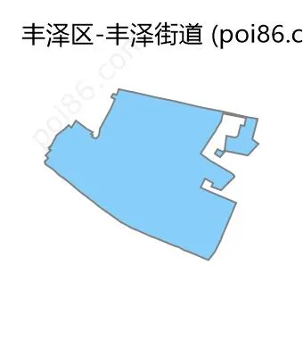 丰泽街道边界地图