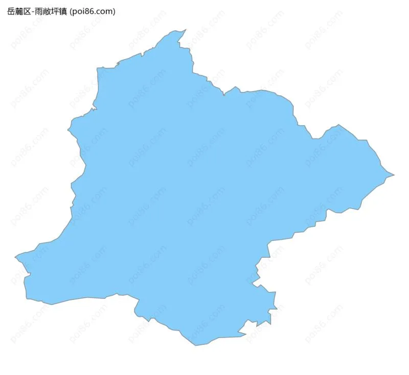 雨敞坪镇边界地图