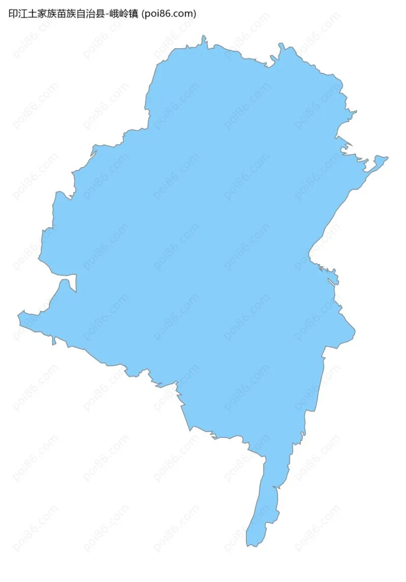峨岭镇边界地图