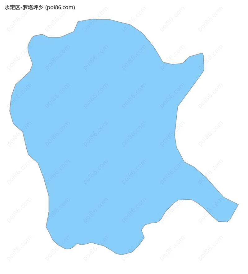 罗塔坪乡边界地图