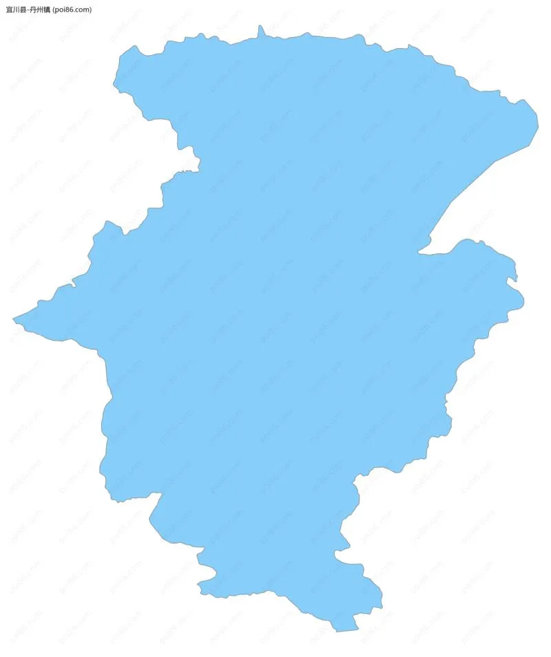 丹州镇边界地图