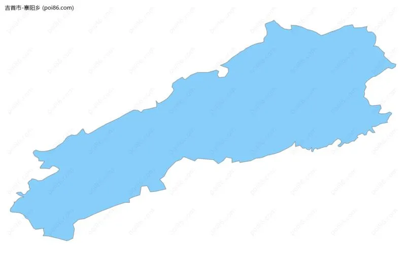 寨阳乡边界地图