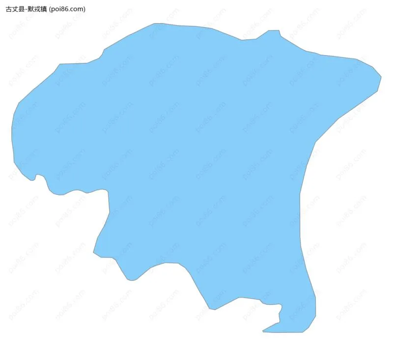 默戎镇边界地图