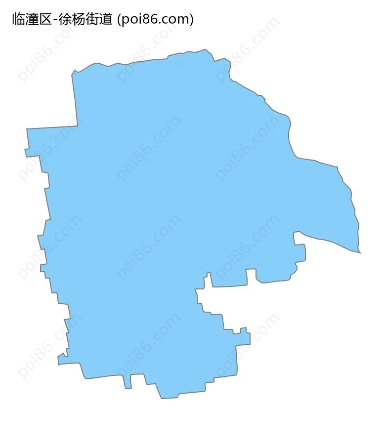 徐杨街道边界地图