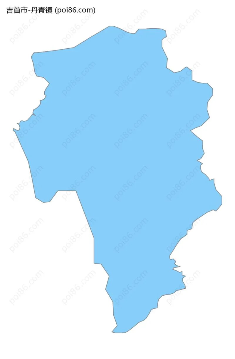 丹青镇边界地图