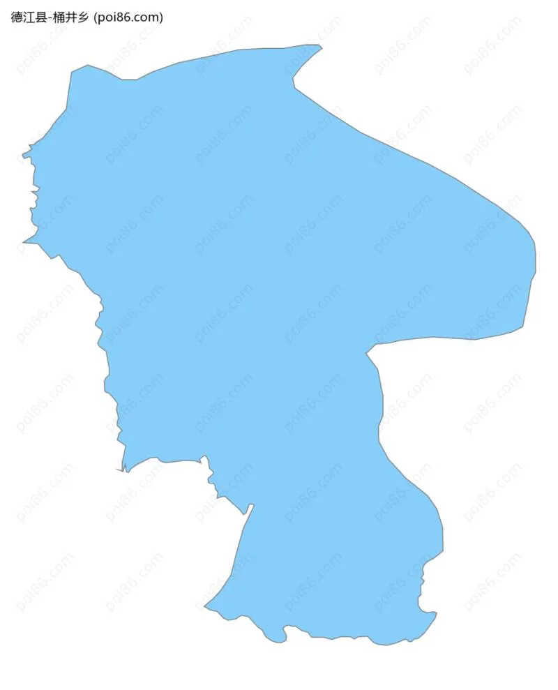 桶井乡边界地图