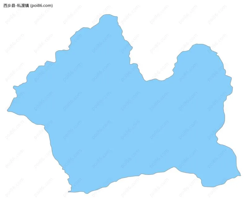 私渡镇边界地图