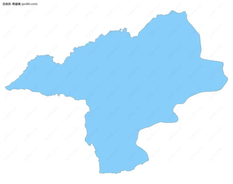 高耀镇边界地图