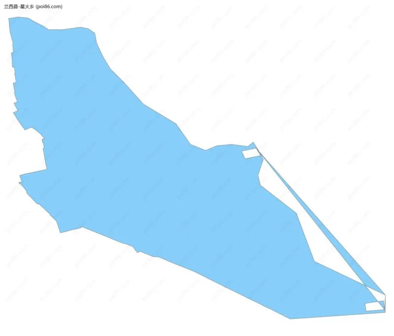 星火乡边界地图