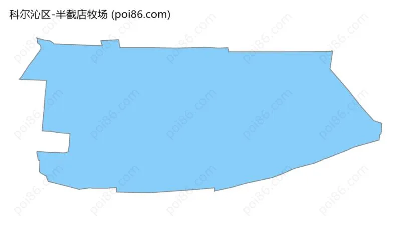 半截店牧场边界地图