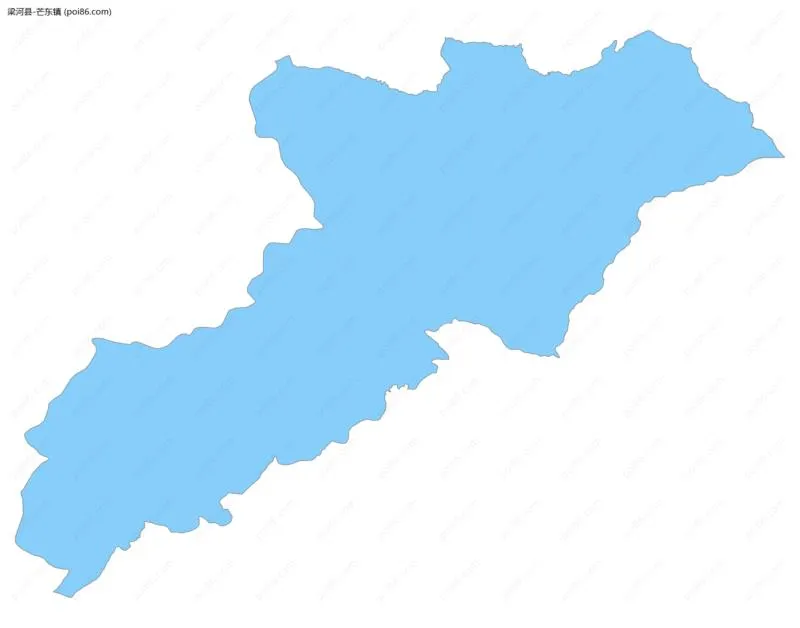 芒东镇边界地图