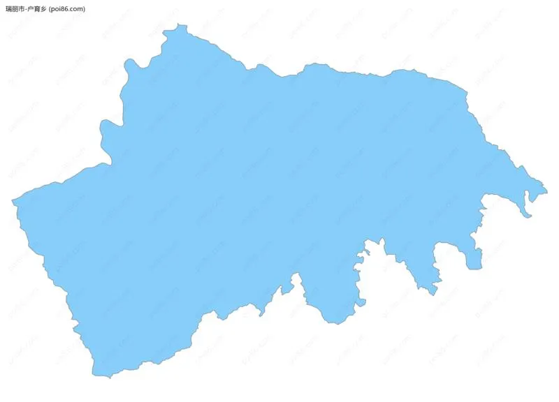 户育乡边界地图