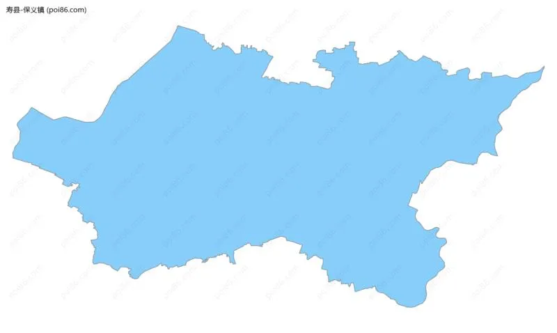 保义镇边界地图