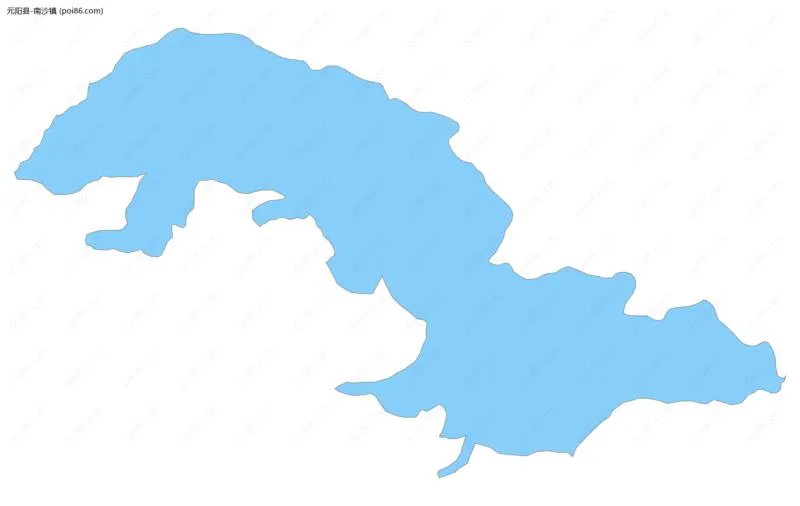 南沙镇边界地图