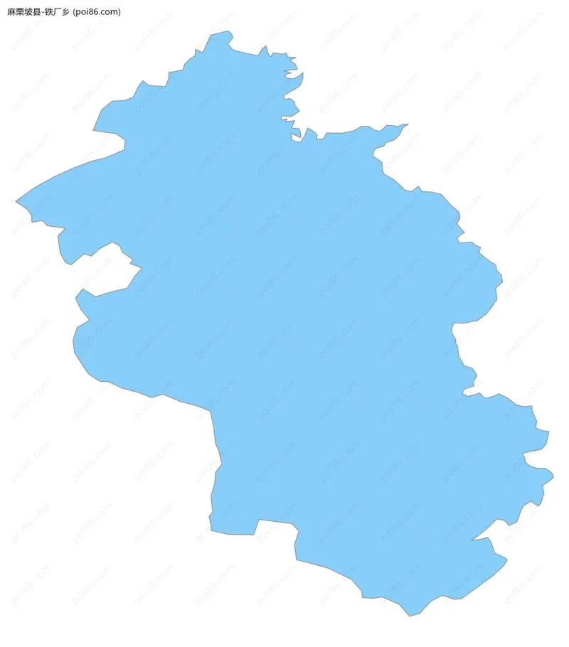 铁厂乡边界地图