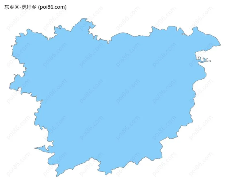 虎圩乡边界地图