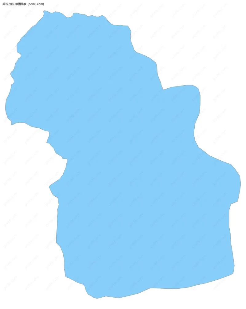 甲措雄乡边界地图