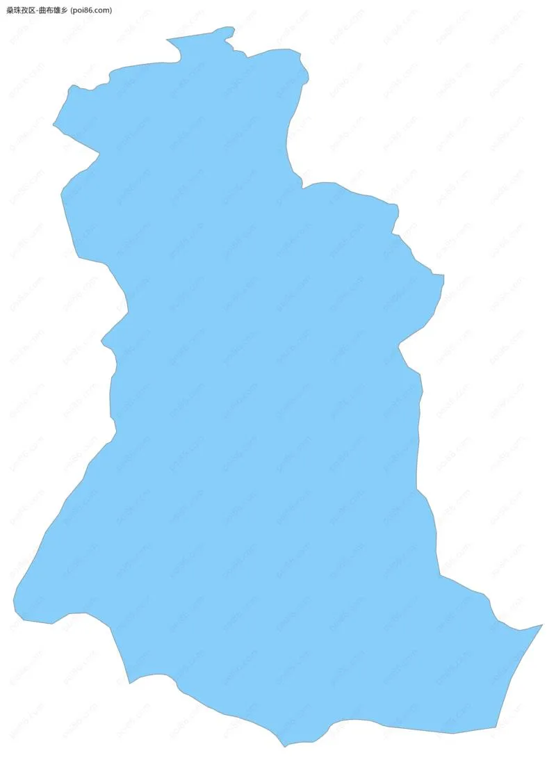 曲布雄乡边界地图