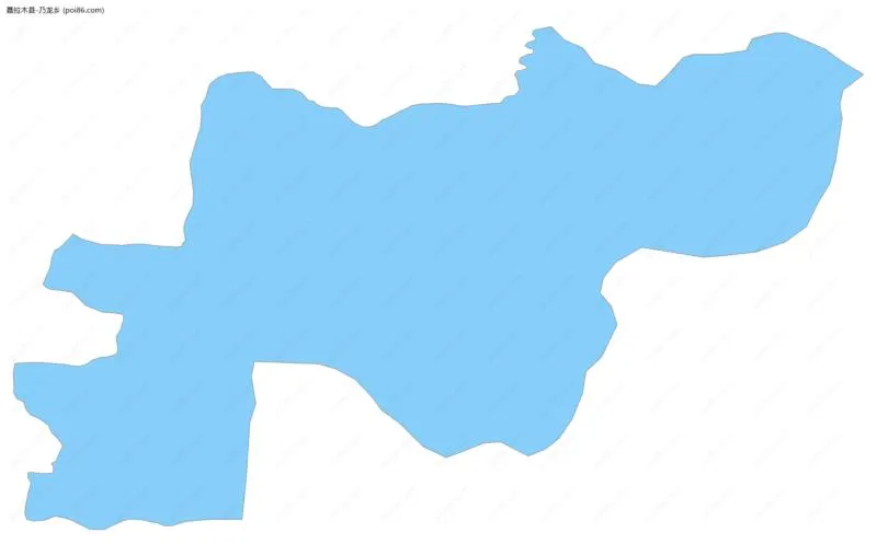 乃龙乡边界地图