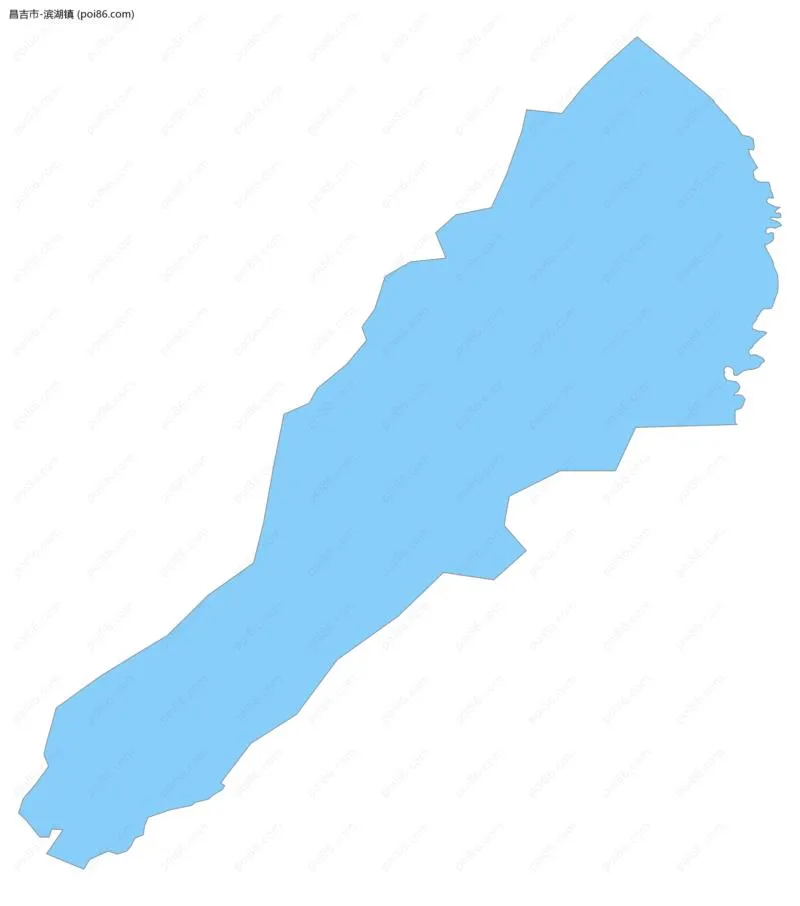 滨湖镇边界地图