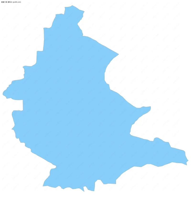 查布乡边界地图