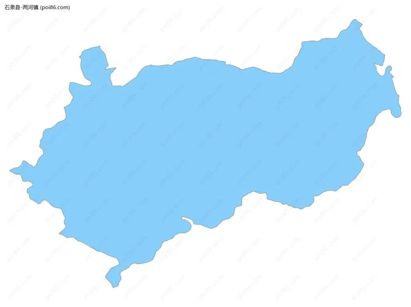 两河镇边界地图