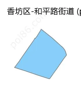 和平路街道边界地图