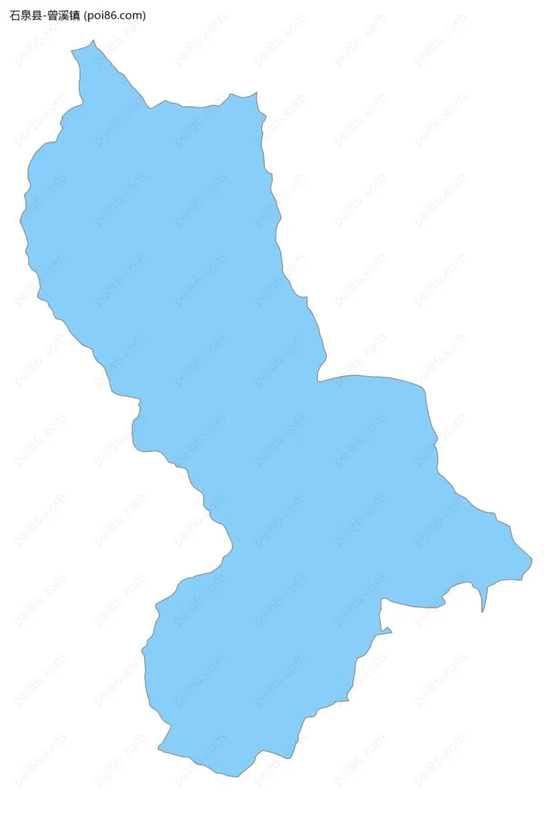 曾溪镇边界地图