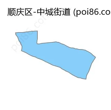 中城街道边界地图