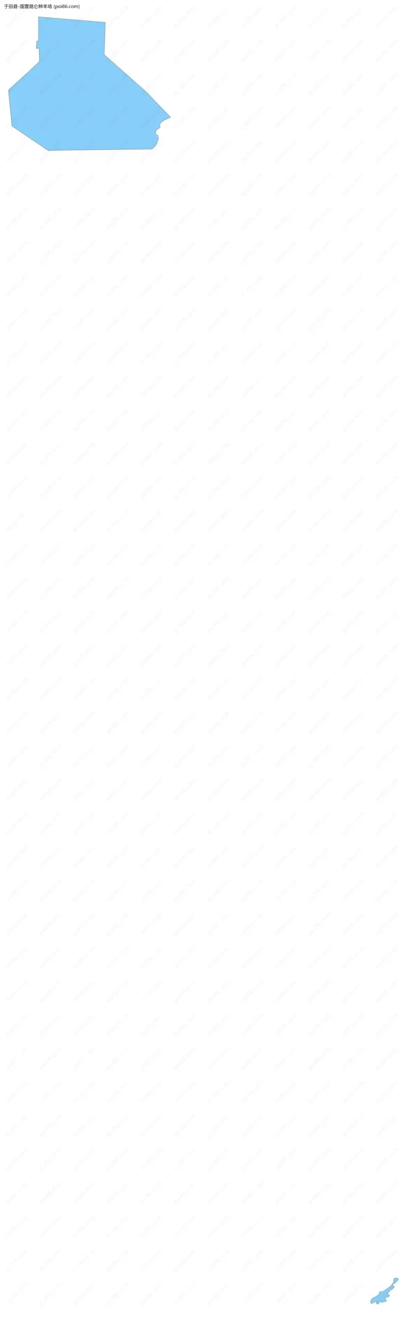 国营昆仑种羊场边界地图