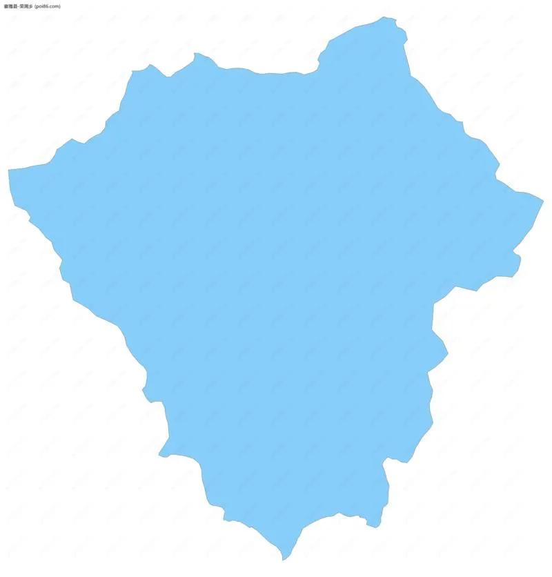 荣周乡边界地图