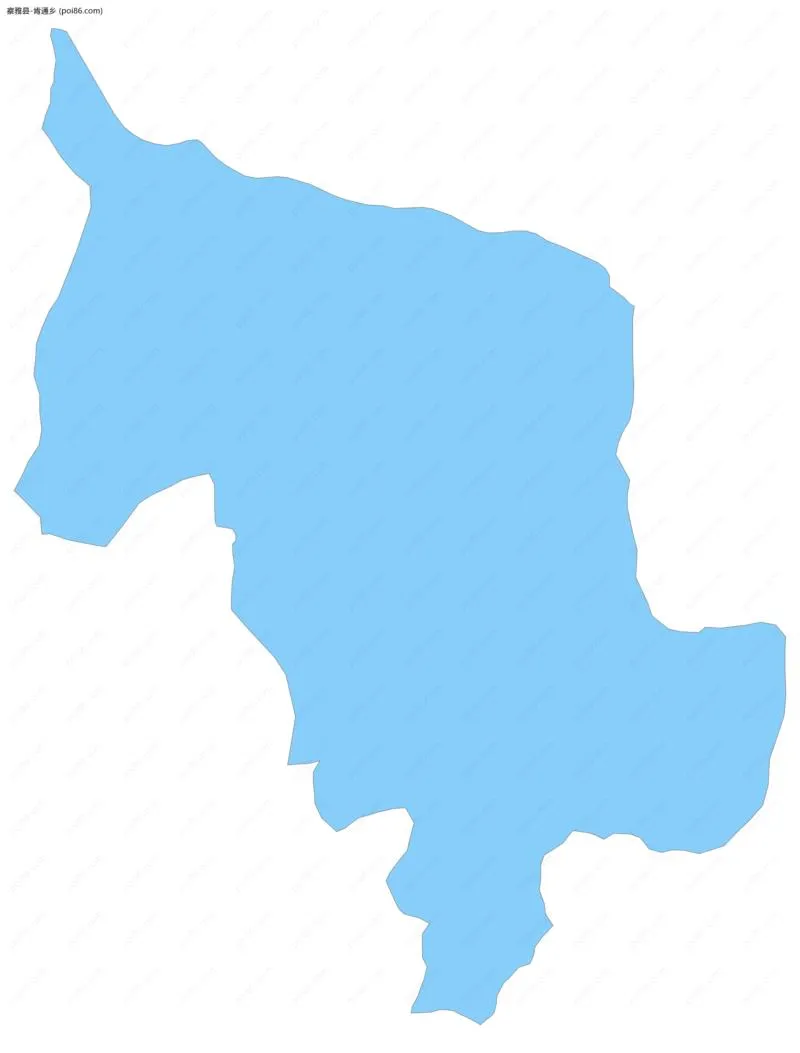 肯通乡边界地图