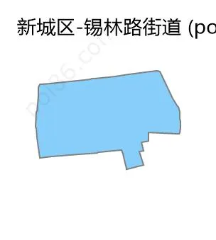 锡林路街道边界地图