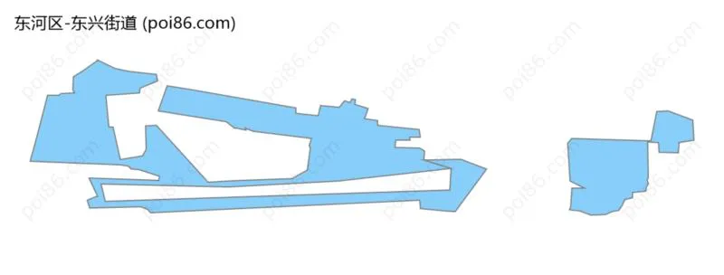 东兴街道边界地图