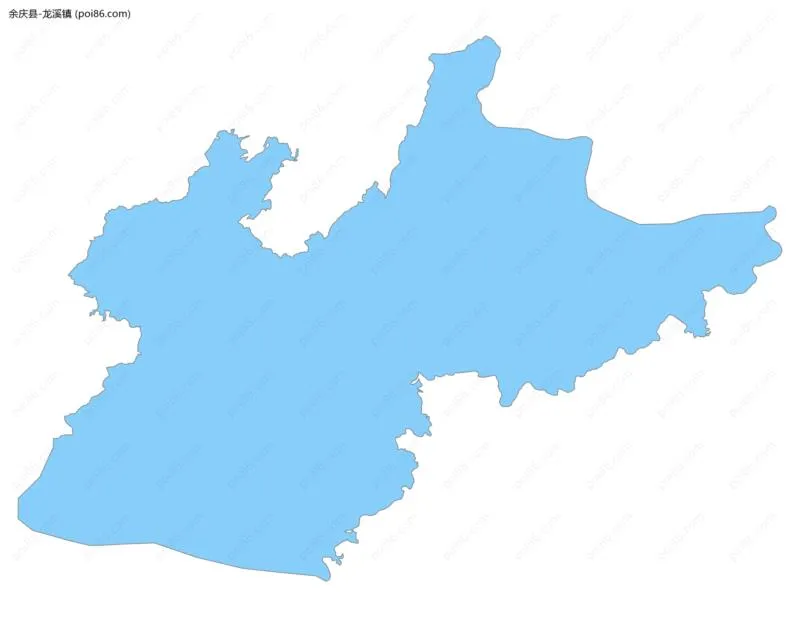 龙溪镇边界地图